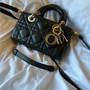 Dior micro d-joy bag black